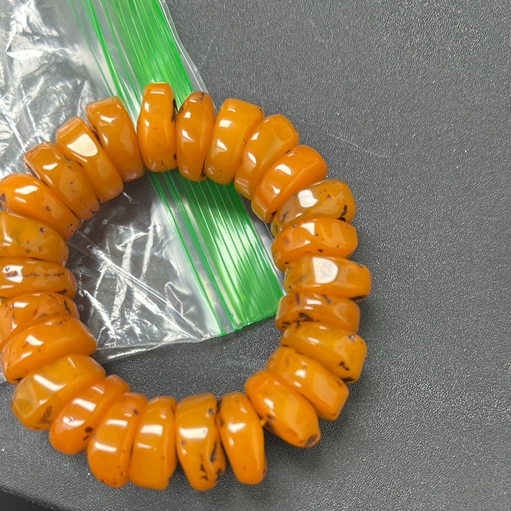 14mm Beeswax Beaded Adjustable Bracelet